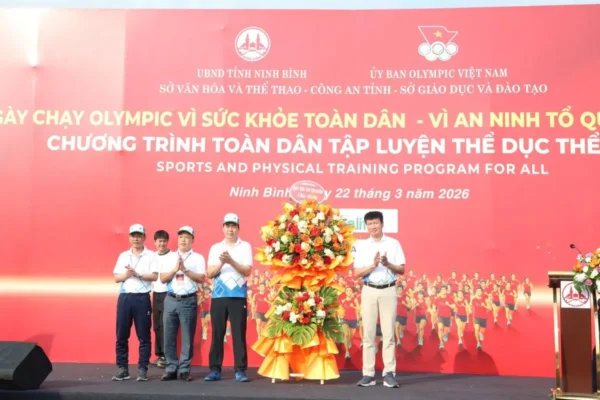 Ngày chạy Olympic "Vì sức khỏe toàn dân – Vì an ninh Tổ quốc" tại Ninh Bình với sự đồng hành của DAPro