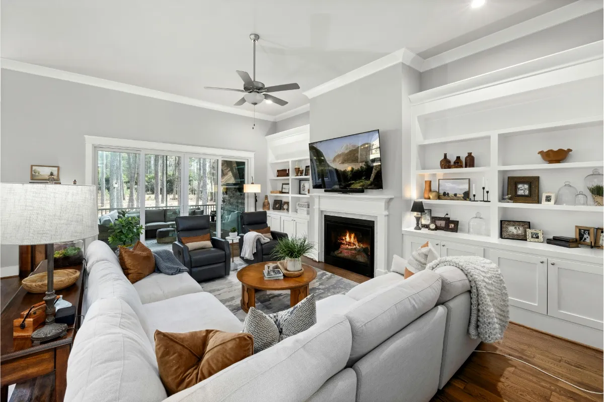 kê đặt sofa chữ l